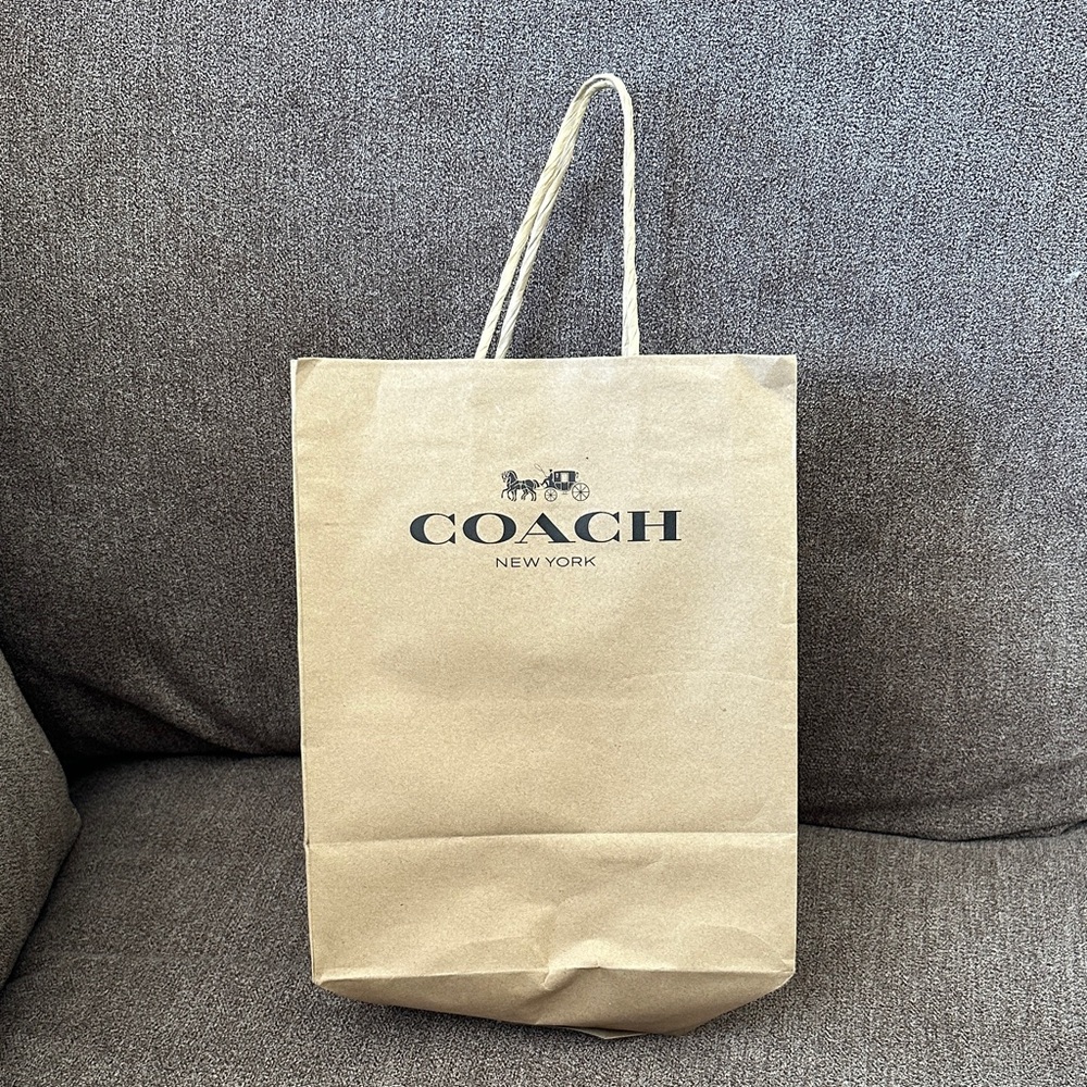 Coach Teri Shoulder Bag in straw and refined pebble leather - Picture 2 of 9
